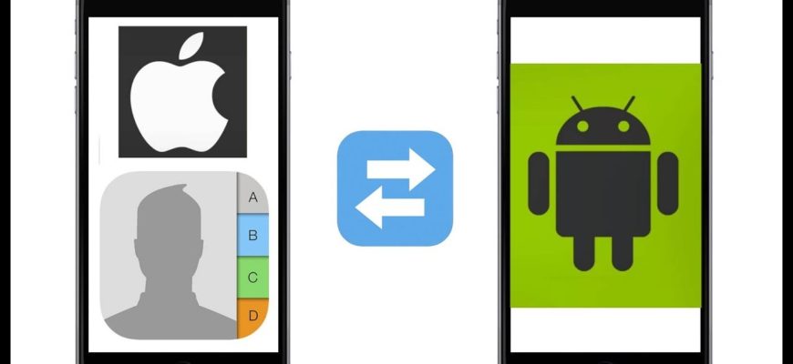 Как перенести данные с Android на IPhone