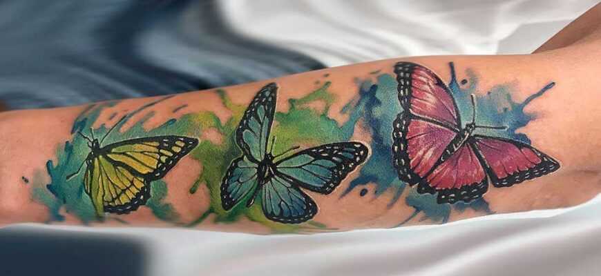 Татуировка бабочки